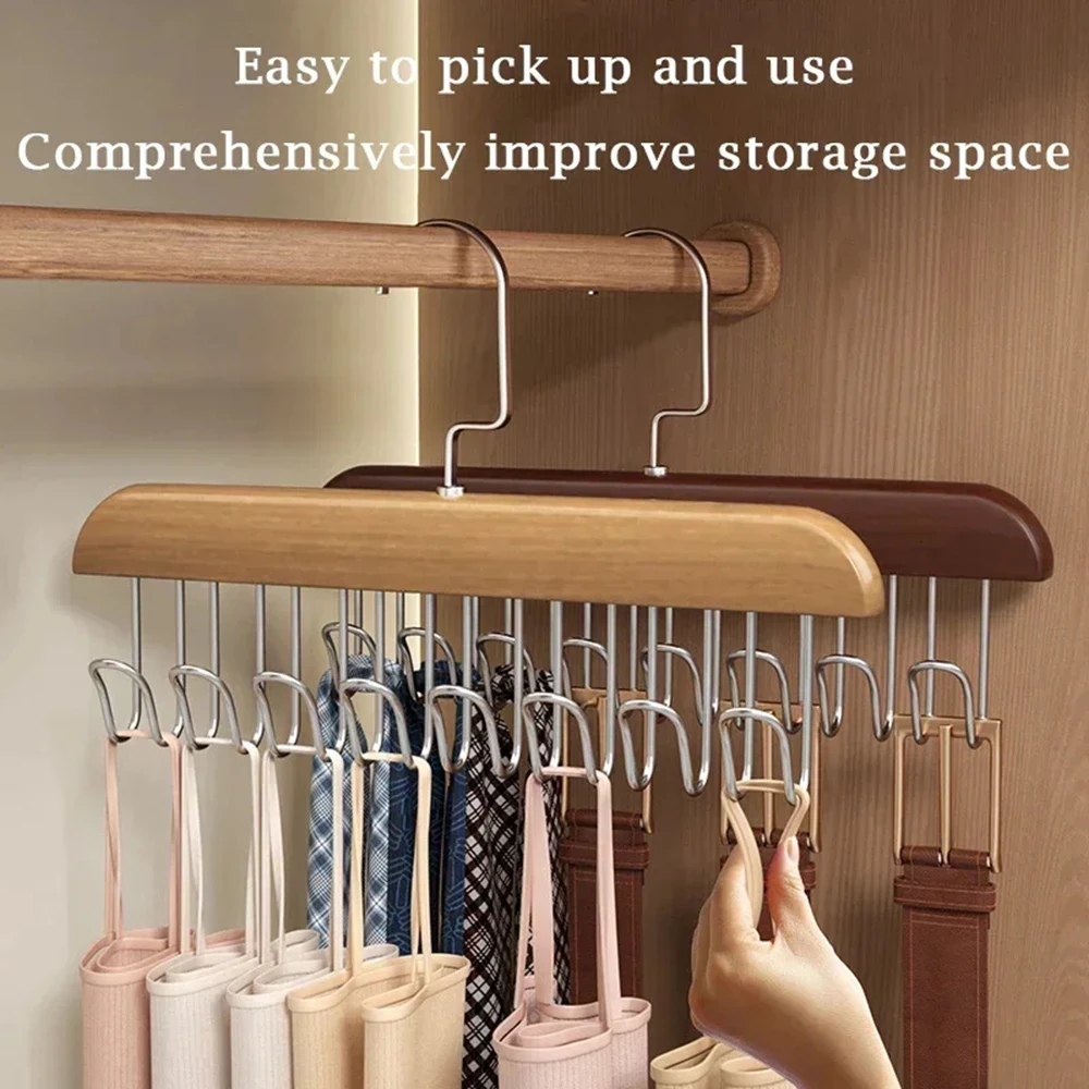 Men'S Accessories Organizer For Wardrobe - متعددة السنانير النساء تخزين الصدرية الشماعات