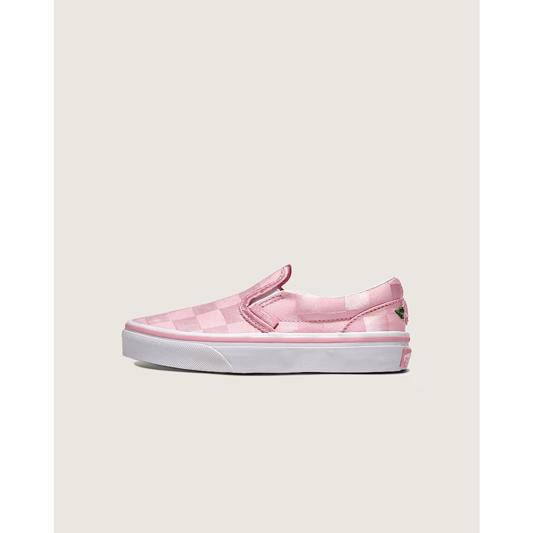 Vans Shoes Old Skool - حذاء سكيت ساتان منقوش سهل الارتداء