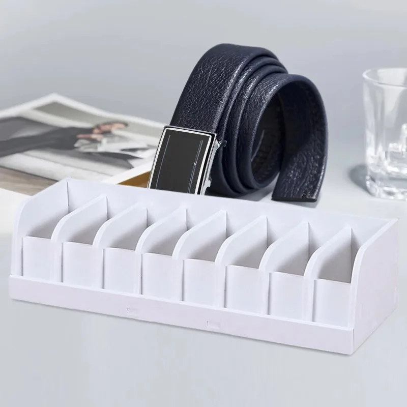 Men'S Accessories Organizer For Wardrobe - صندوق منظم للأحزمة بـ 6/8/10 أقسام،