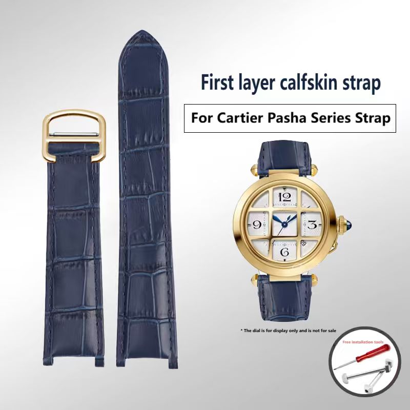 Men'S Accessories Cartier - ل كارتييه باشا جلد طبيعي حزام