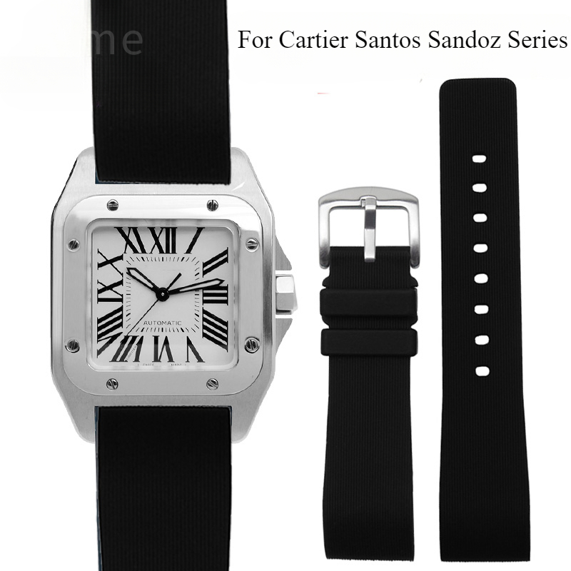 Men'S Accessories Cartier - أسود أزرق حزام ساعة سيليكون لكارتييه