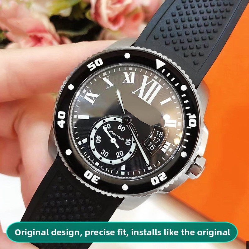 حلقة إطار سيراميك زرقاء/سوداء  - مراجعة Men'S Accessories Cartier وسعره