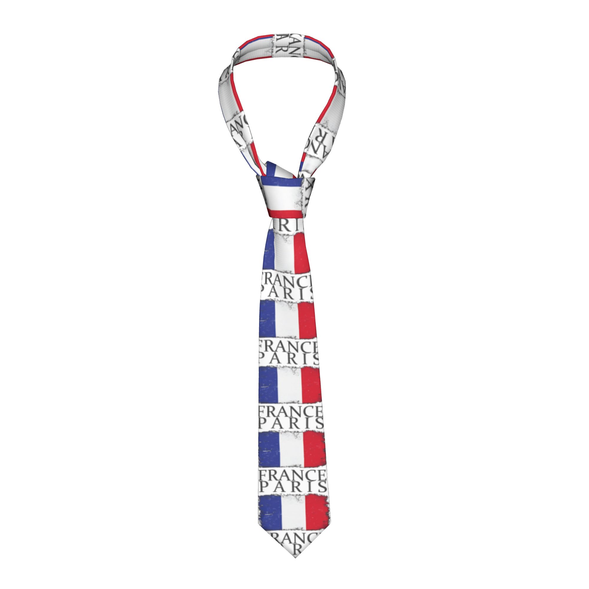 ربطة عنق رجالية بتصميم علم فرن - مراجعة Men'S Accessories Paris وسعره