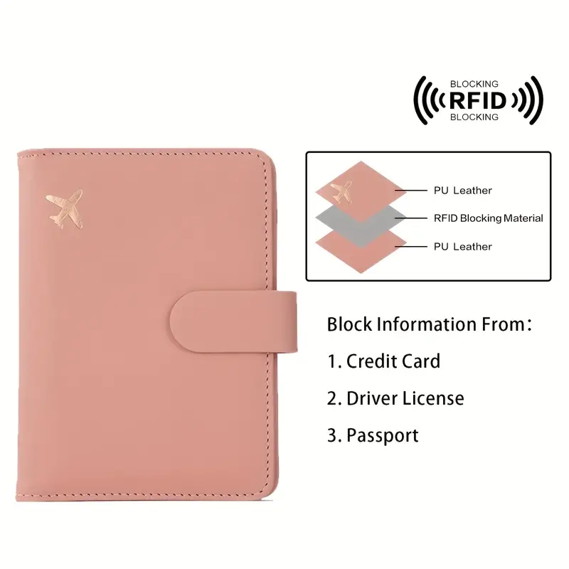 حافظة جواز سفر جلدية مقاومة لل - مراجعة Men'S Accessories Types وسعره
