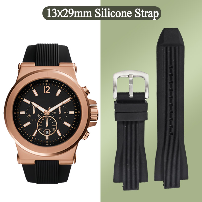 13x29 مللي متر حزام ساعة سيليك - مراجعة Men Accessories Mk وسعره