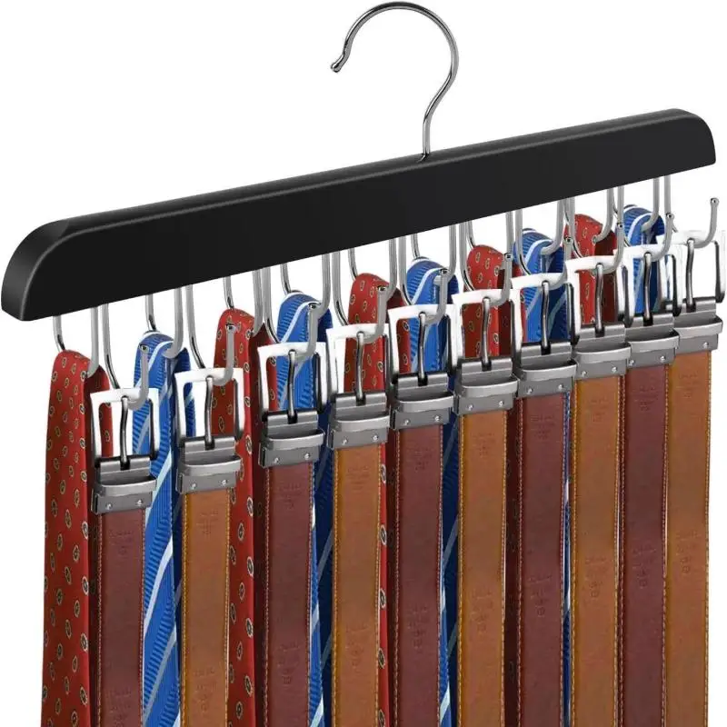 رف حزام خشبي للنساء، شماعات تخ - مراجعة Men'S Accessories Organizer For Wardrobe وسعره
