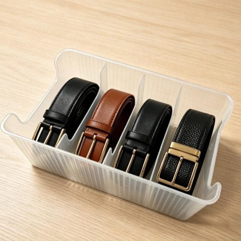 صندوق تخزين بلاستيكي بأربعة أق - مراجعة Men'S Accessories Organizer For Wardrobe وسعره